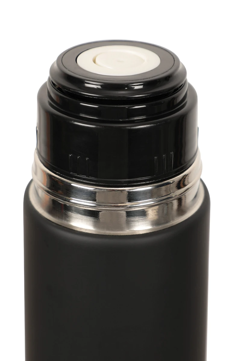 Double Walled Rubber Finish Flask