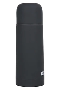 Double Walled Rubber Finish Flask - 12oz