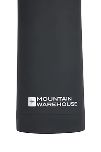 Double Walled Rubber Finish Flask - 12oz