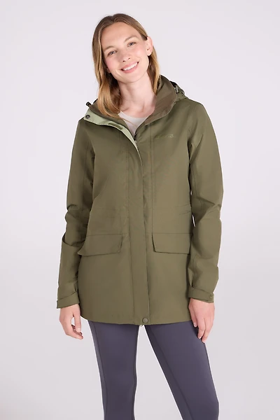 Glacial Extreme Womens Long Waterproof Jacket