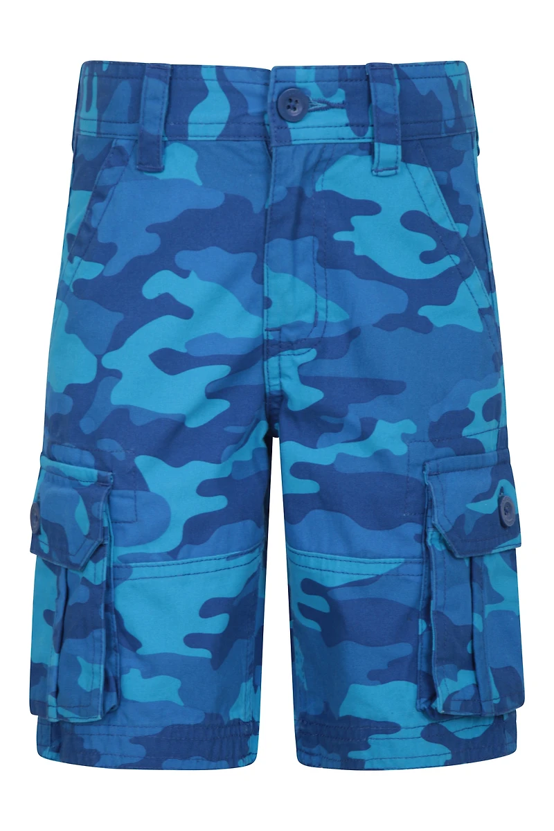 Camo Cargo Kids Shorts