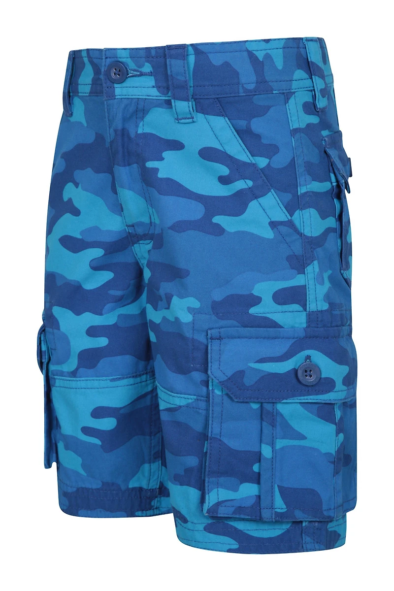 Camo Cargo Kids Shorts