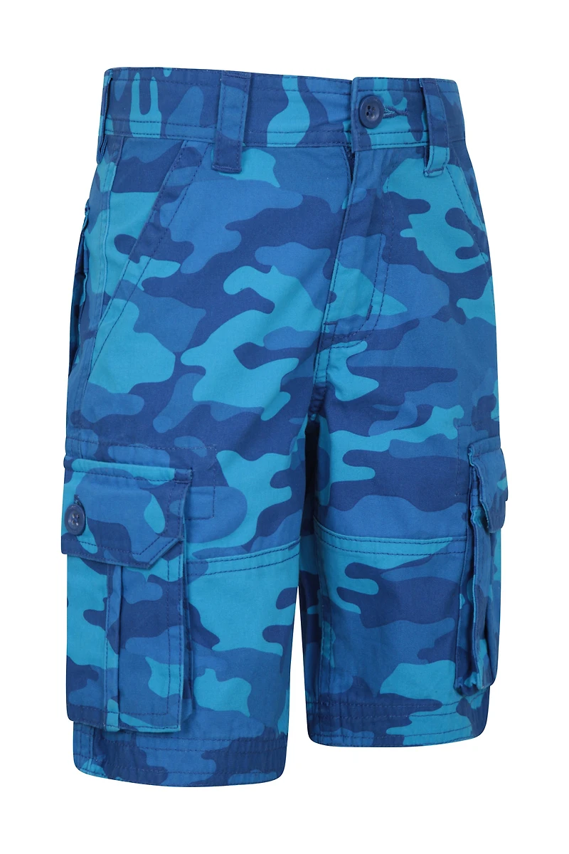 Camo Cargo Kids Shorts