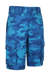 Camo Cargo Kids Shorts