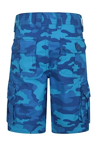 Camo Cargo Kids Shorts