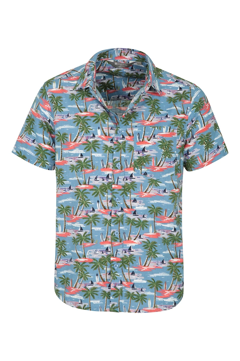 Hawaiian Short Sleeve Mens Shirt