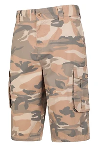 Mens Camo Cargo Shorts