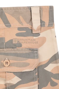 Mens Camo Cargo Shorts