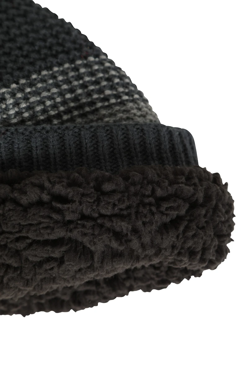 Mirka Mens Sherpa Lined Thermal Beanie