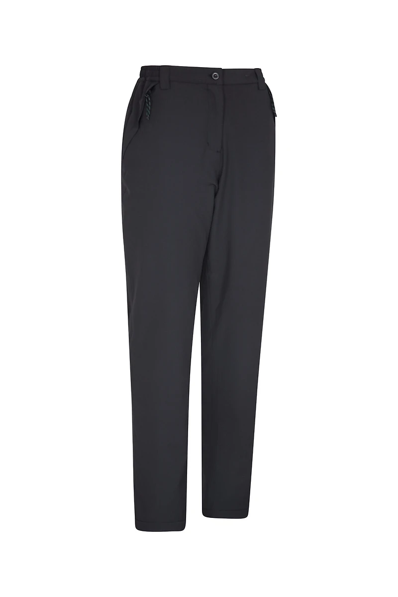 Arctic Fleece Lined Womens Stretch Pants - Short Length