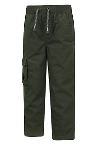 Pull Up Kids Jersey Lined Cargo Pants