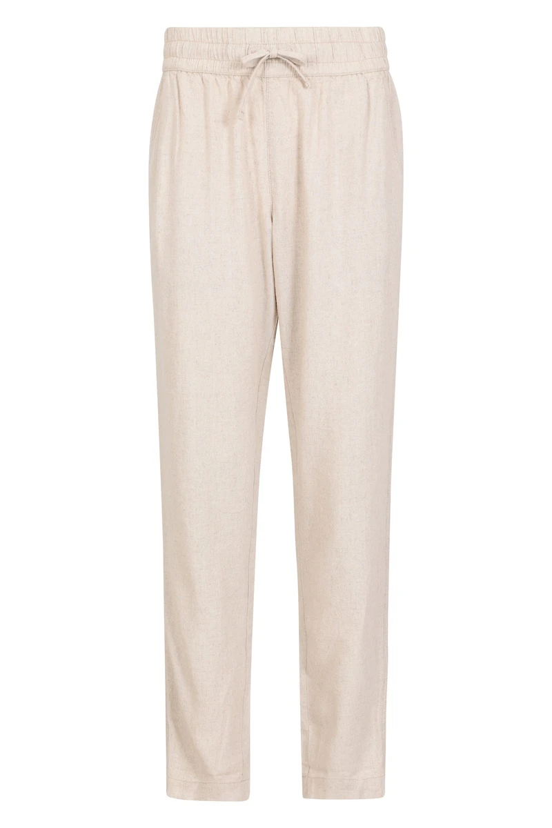 Breeze Linen-Blend Womens Pants