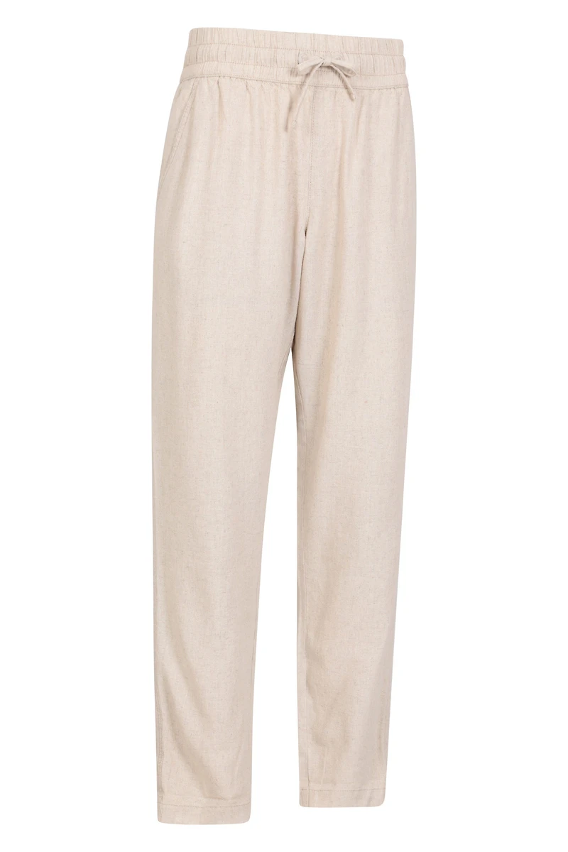 Breeze Linen-Blend Womens Pants