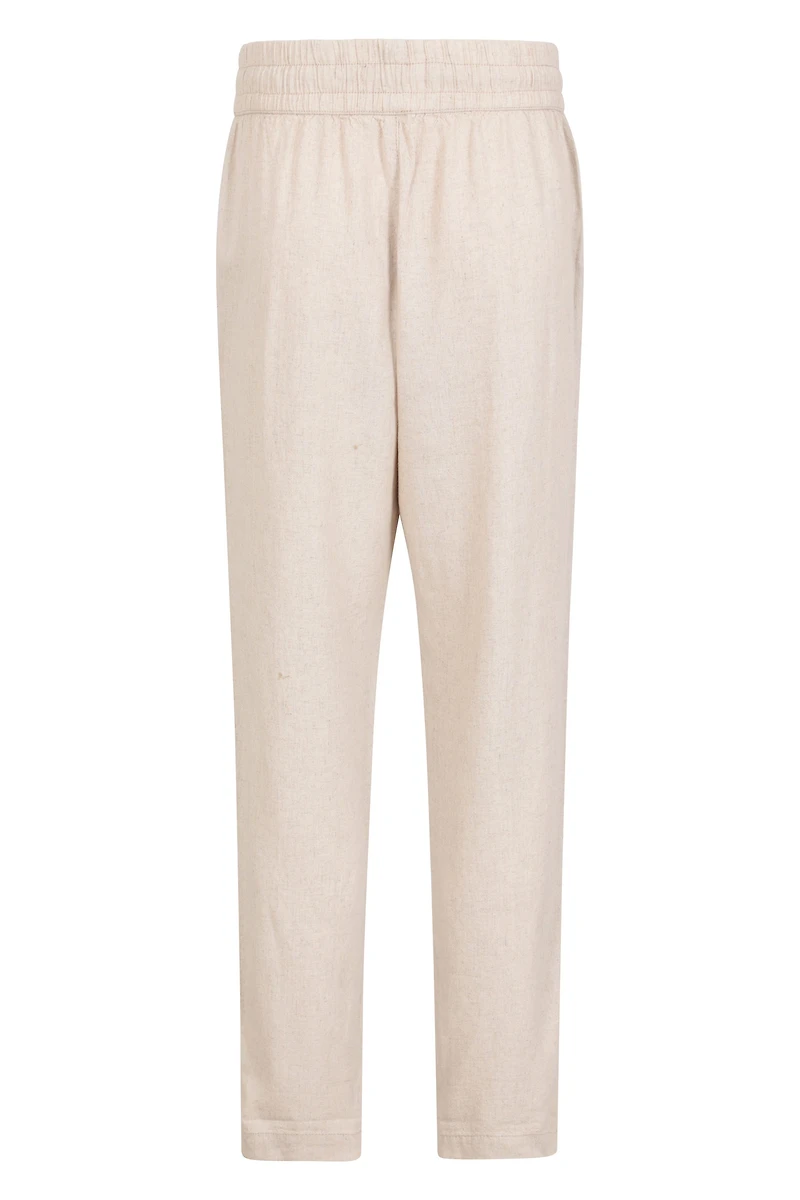 Breeze Linen-Blend Womens Pants