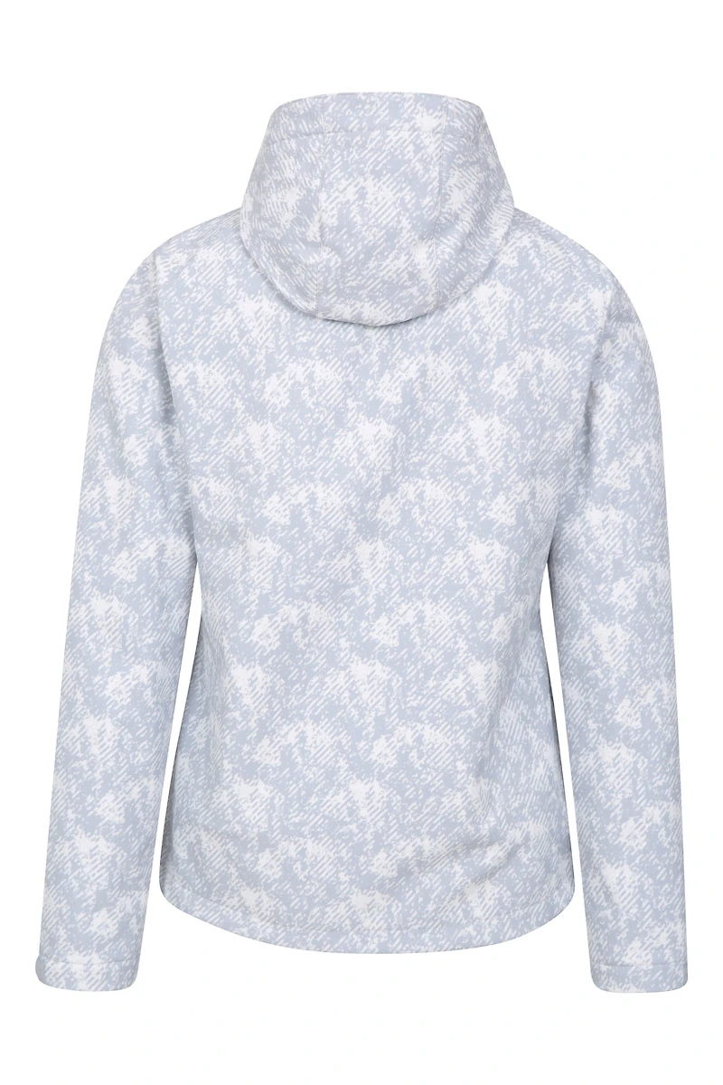 Exodus Womens Printed Water Resistant Softshell Jacket