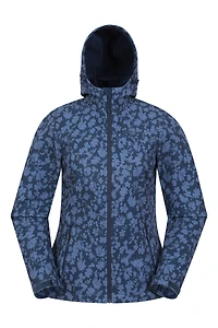 Exodus Womens Printed Water Resistant Softshell Jacket