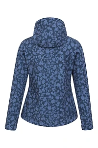 Exodus Womens Printed Water Resistant Softshell Jacket