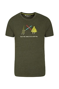 May The Forest Be With You Mens T-Shirt