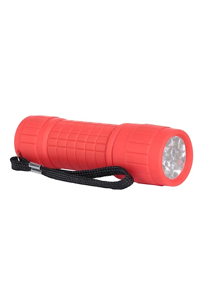 9 LED Mini Rubber Flashlight