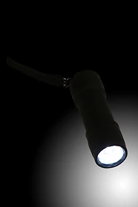 9 LED Mini Rubber Flashlight