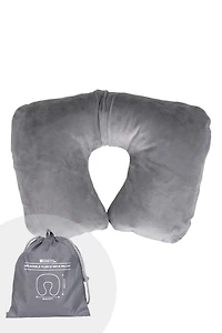 Easy Inflate Fleece Pillow