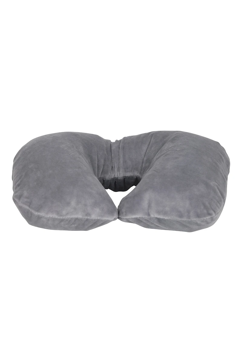 Easy Inflate Fleece Pillow