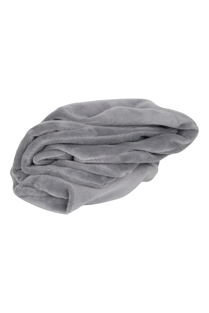 Easy Inflate Fleece Pillow