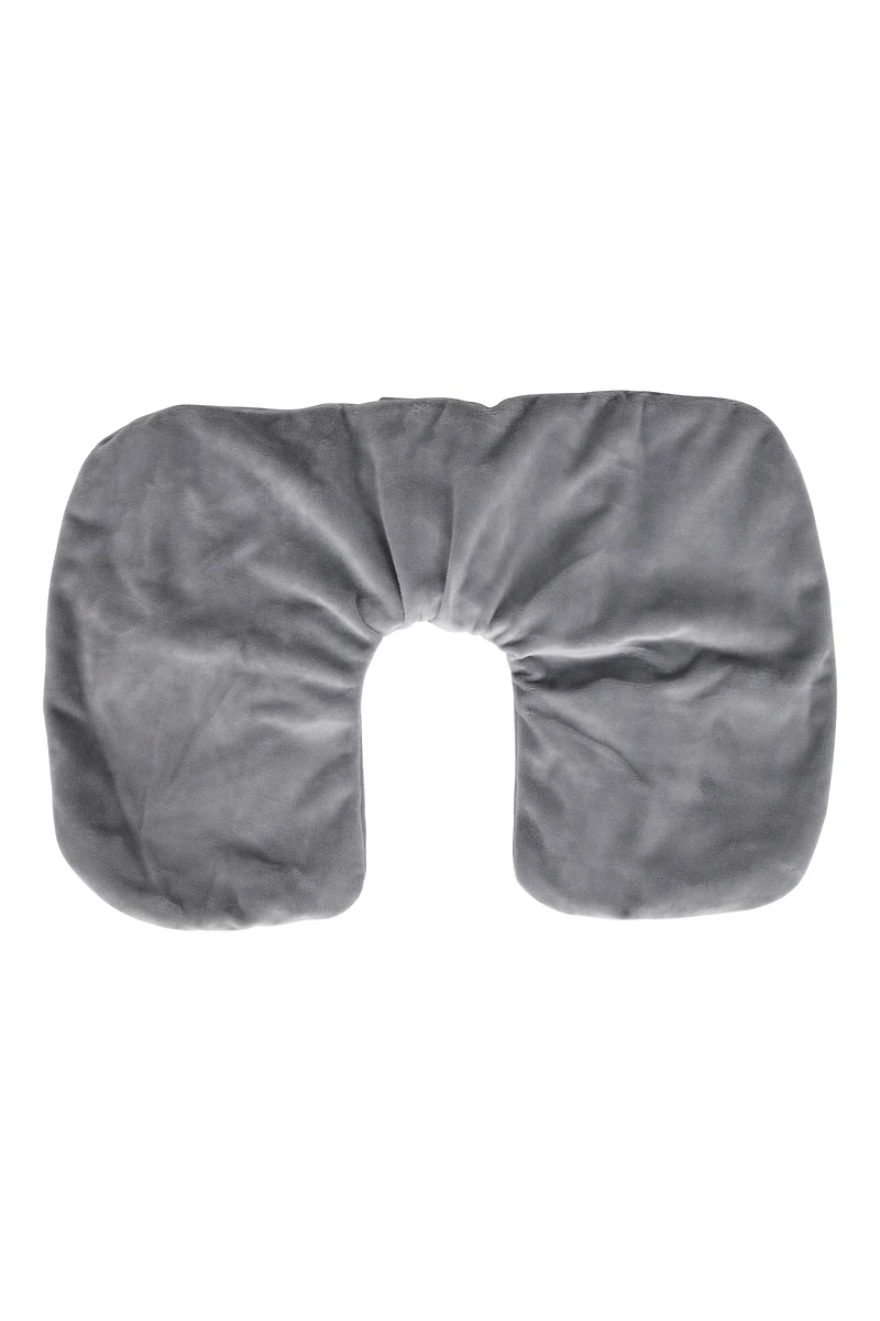 Easy Inflate Fleece Pillow