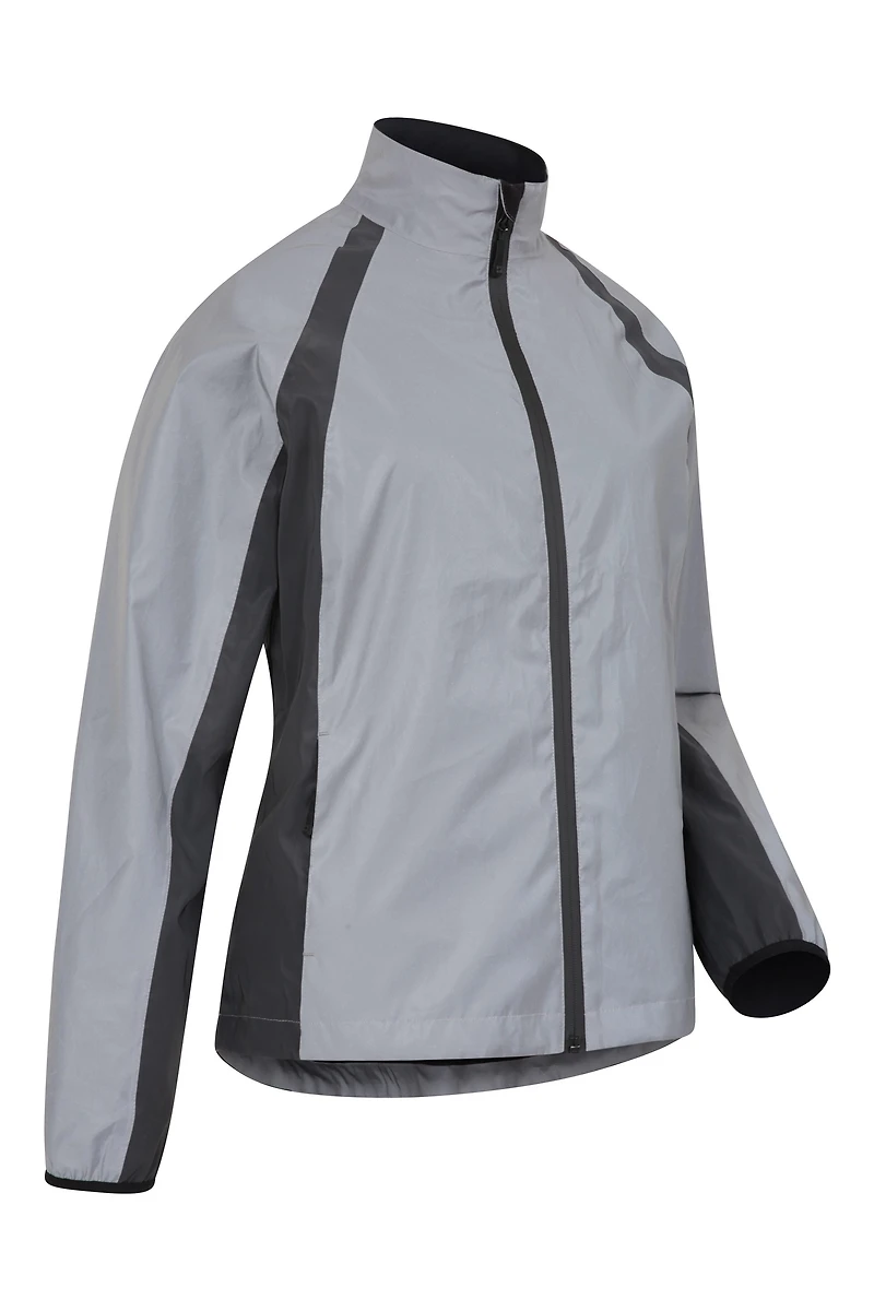 Shine 360° Reflective Womens Waterproof Jacket
