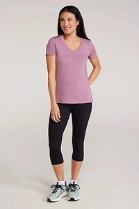 Vitality V Neck Womens Tee