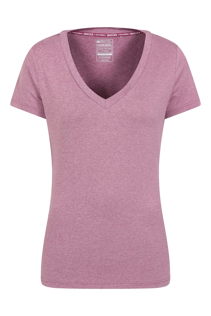Vitality V Neck Womens Tee