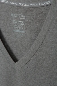 Vitality V Neck Womens Tee