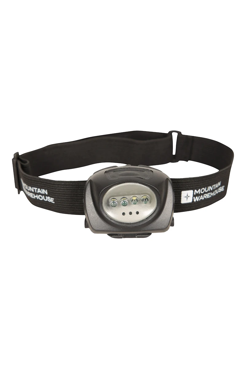 4 Red & 1 White LED Headlamp