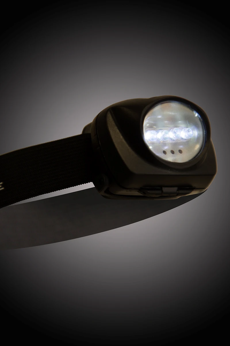 4 Red & 1 White LED Headlamp