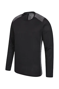 Aspect Panel Long Sleeve Mens Top