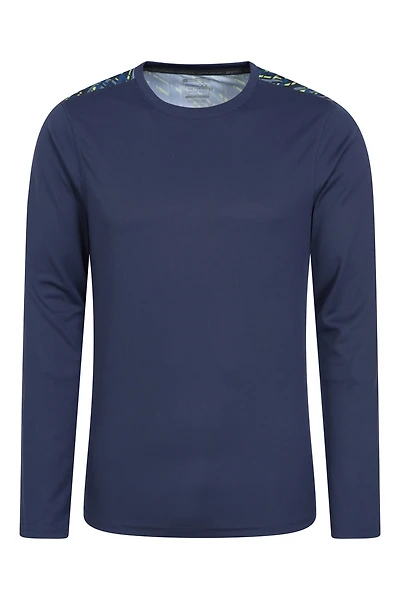 Aspect Panel Long Sleeve Mens Top