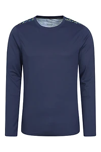 Aspect Panel Long Sleeve Mens Top