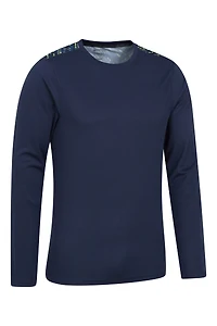 Aspect Panel Long Sleeve Mens Top