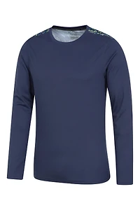Aspect Panel Long Sleeve Mens Top
