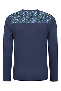 Aspect Panel Long Sleeve Mens Top