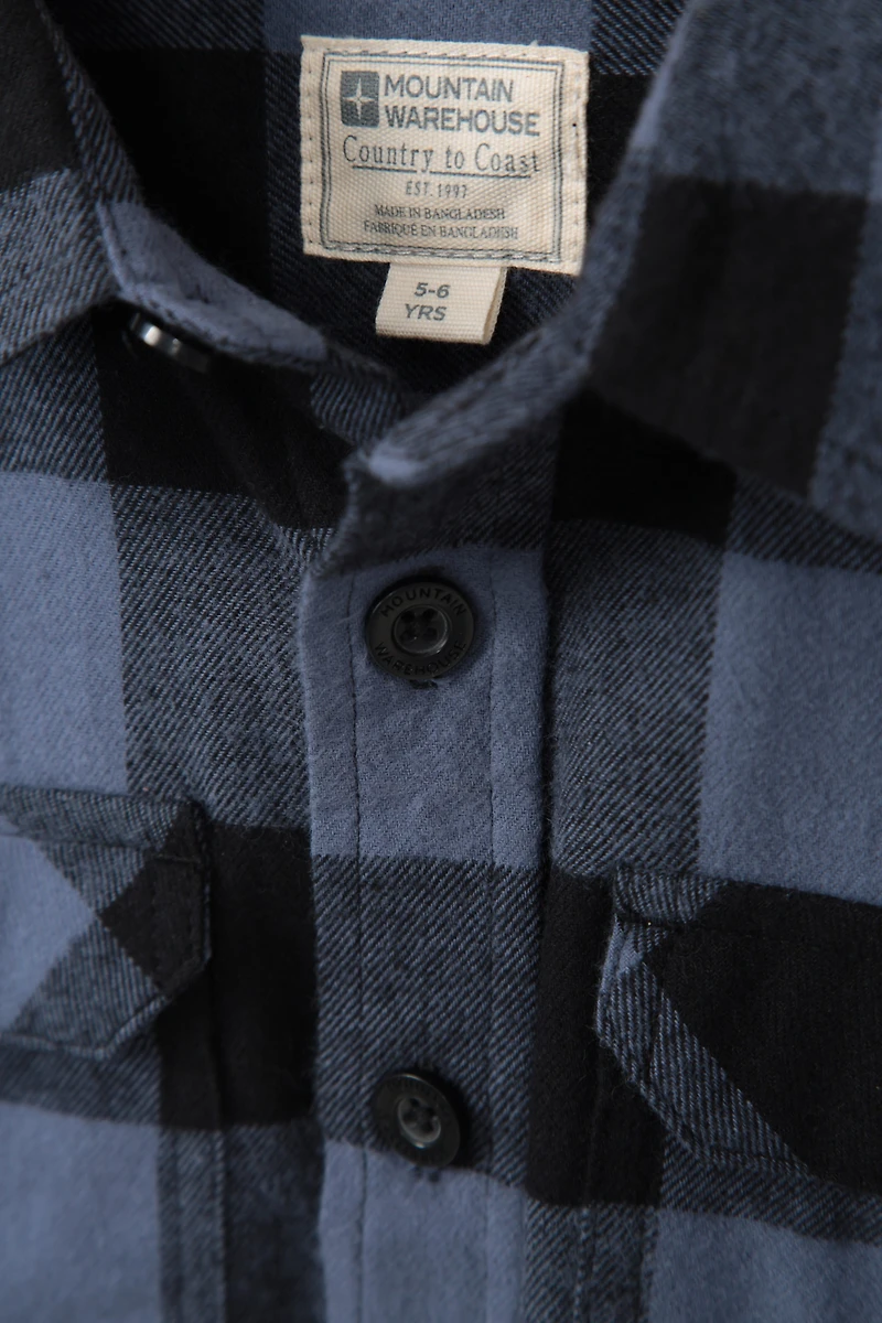 Flannel Kids Check Shirt