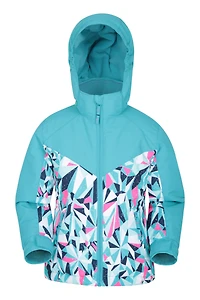 Snow Storm Kids Printed Ski Jacket