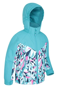 Snow Storm Kids Printed Ski Jacket