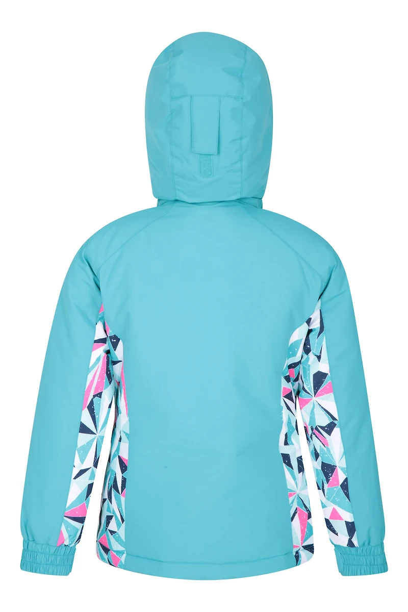 Snow Storm Kids Printed Ski Jacket