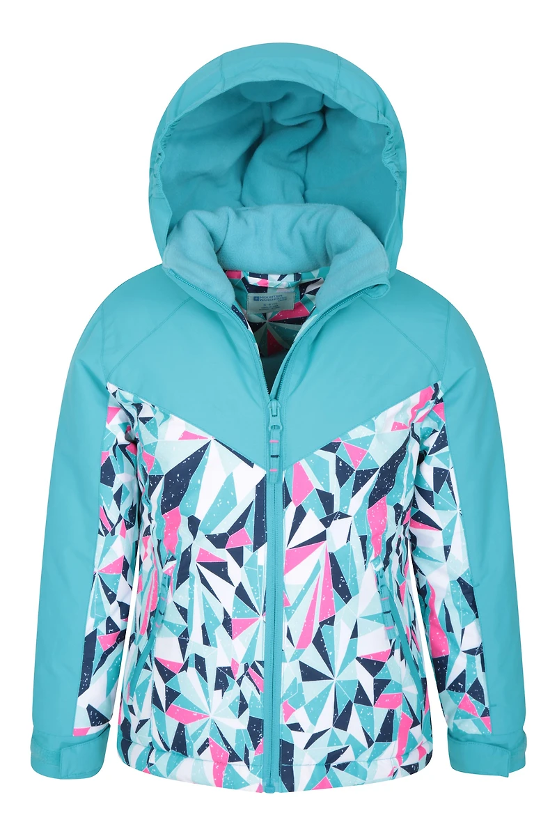 Snow Storm Kids Printed Ski Jacket