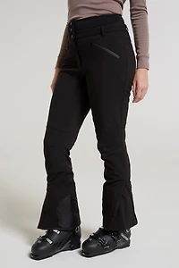 Avalanche Womens High-Waisted Softshell Ski Pants