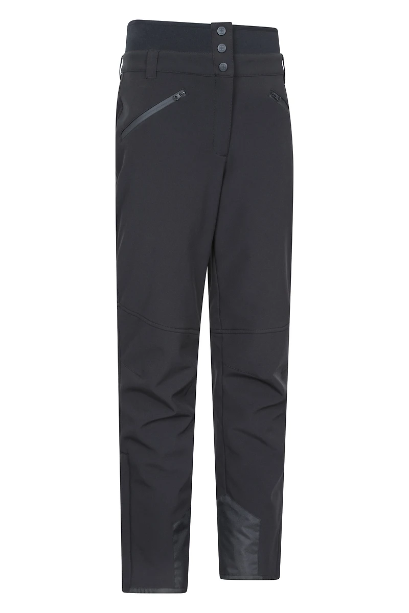 Avalanche Womens High-Waisted Softshell Ski Pants