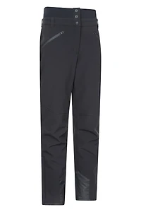 Avalanche Womens High-Waisted Softshell Ski Pants