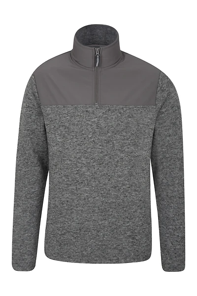 Idris Panel Mens Half-ZipFleece