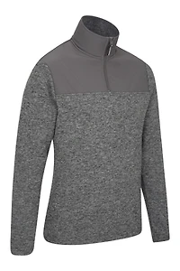 Idris Panel Mens Half-ZipFleece
